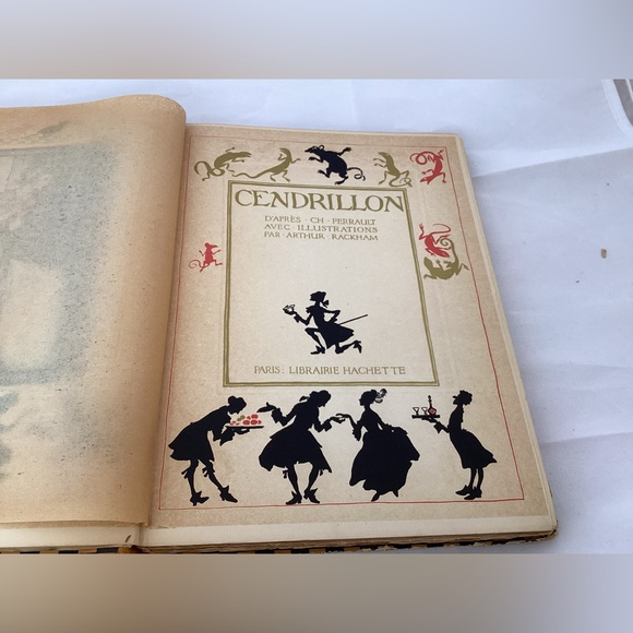 Cendrillon French Version Published By Hachette Illustrated By Arthur Rackham - Picture 8 of 16